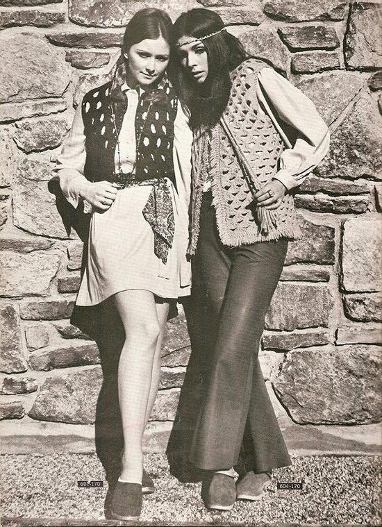 1970年代的嬉皮士 图片来源:Pinterest