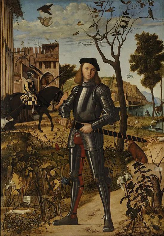 ▲ 1510 年,意大利画家 Vittore Carpaccio 创作的年轻骑士画像