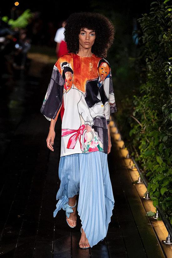 Pyer Moss 2019春夏纽约时装周时装秀 图片来源:Vogue