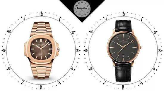 ▲百达翡丽Patek Phillipe 江诗丹顿Vacheron Constantin