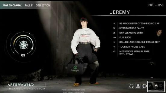 Balenciaga 自制的游戏 “Afterworld: The Age of Tomorrow”