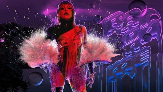 Lady Gaga《Rain On Me》海报