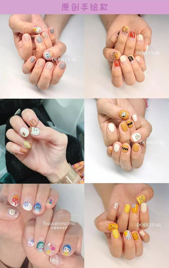 原创美甲图源:ins@见水印 (合集图片归属本账号,转载请注明来源)