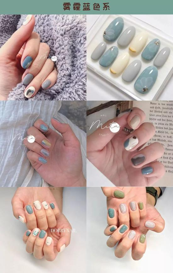 原创美甲图源:ins@见水印 (合集图片归属本账号,转载请注明来源)