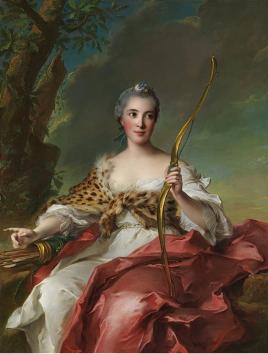 MadameBergeret de Frouville as Diana, 1756