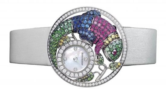 Boucheron 出品的 Masy le Caméléon 珠宝腕表