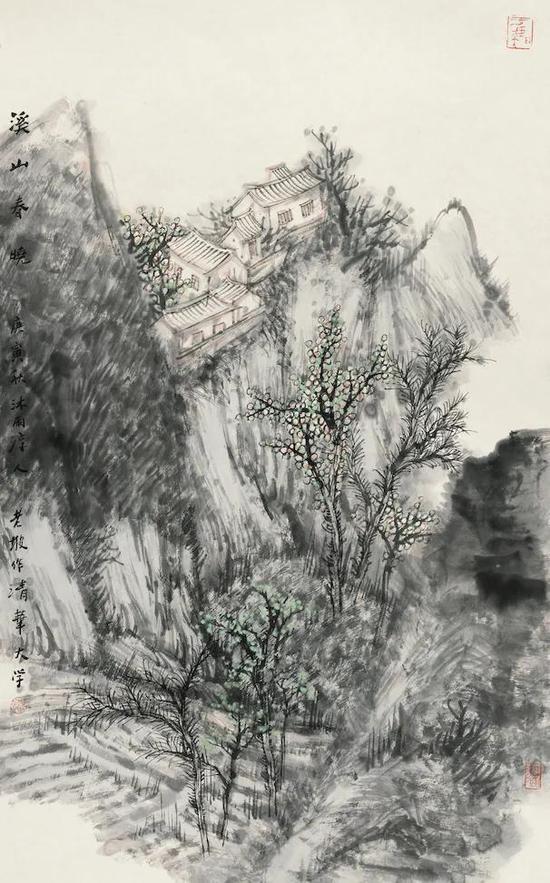 韩敬伟《溪山春晓》96cmx60cm 2010年
