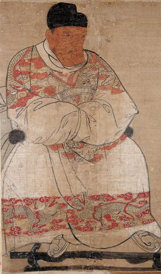 明《明太祖朱元璋异形像》,中国国家博物馆藏