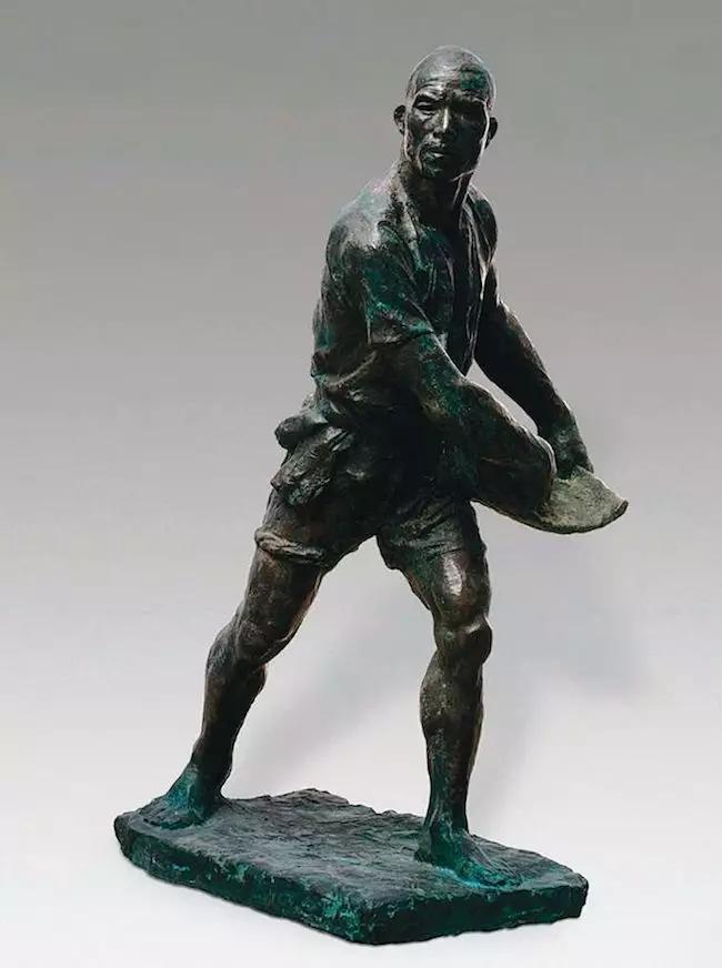 播 种 / 潘锡柔 / 高 70cm / 铸铜 / 1958