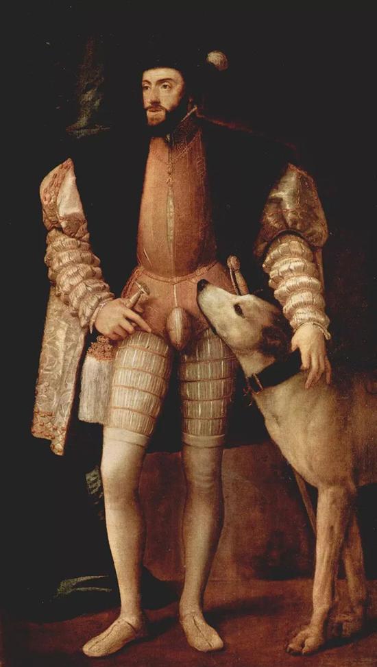 ▲ 1533 年,意大利画家提香(Titian)创作的西班牙查理五世画像