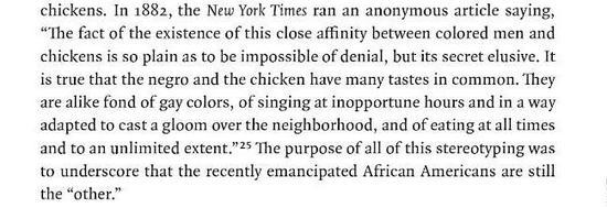 引自Adrian Miller著作 Soul Food: The Surprising Story of an American Cuisine, One Plate at a Time, P58
