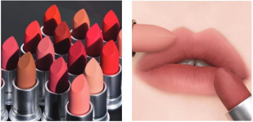 (M·A·C POWDER KISS魅可尤雾弹唇膏 RMB170)