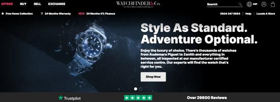 二手腕表转售平台 Watchfinder