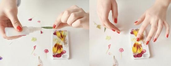 干花手机壳 图片源自pinterest@Deavita