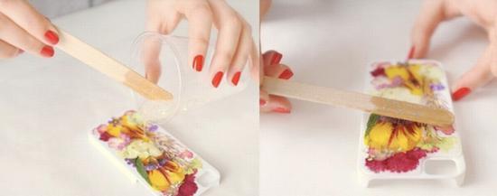 干花手机壳 图片源自pinterest@Deavita