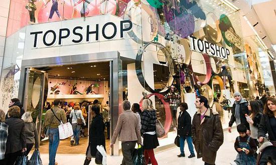 Topshop英国门店 图片来源:Alamy Stock Photo