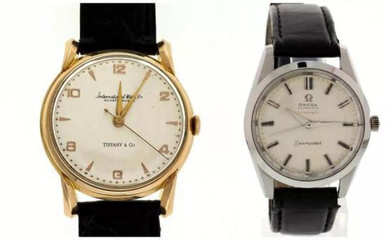 “Tiffany&Co.”字样,也曾出现在万国及欧米茄上