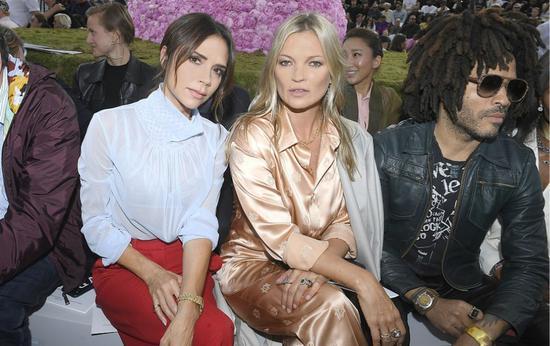△Victoria Beckham与Kate Moss