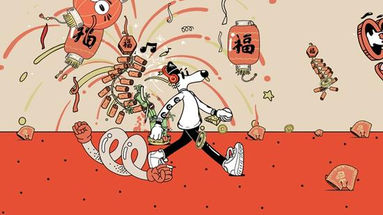 2018生肖狗年,图片来源于Beats。