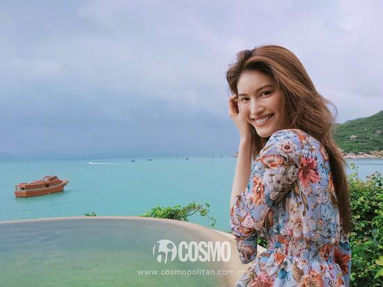 度假堪比拍大片,明星“游客照”都太美了