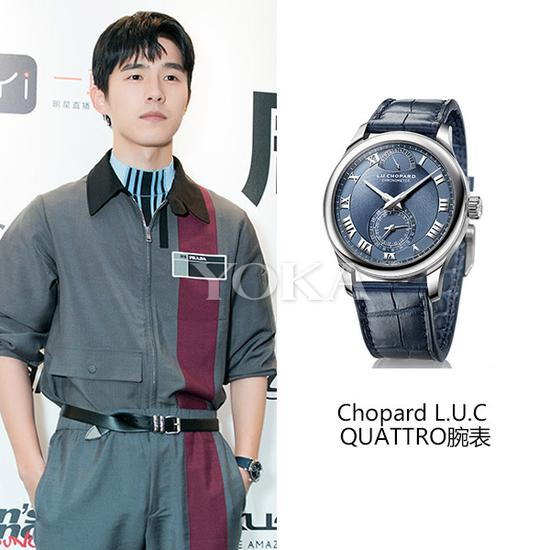 刘昊然(艺人图片来源于萧邦Chopard微博)
