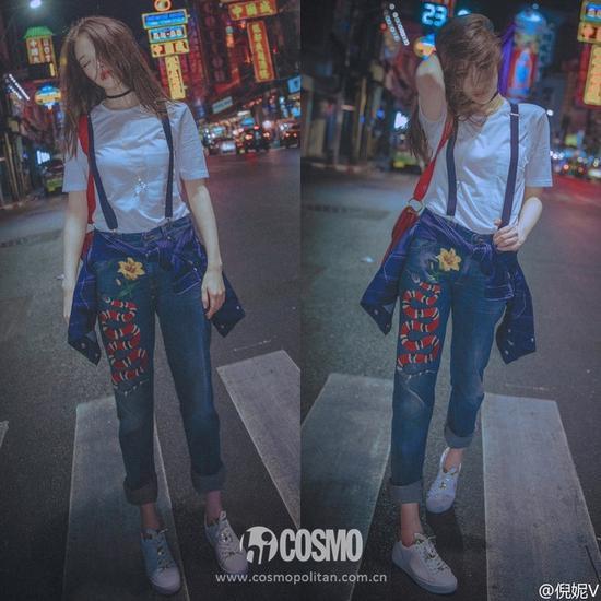 度假堪比拍大片,明星“游客照”都太美了