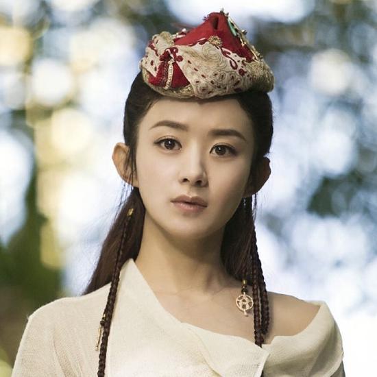 赵丽颖“女儿国”中纯美 古装造型美出最新高度