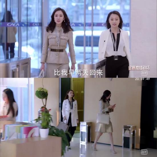 跟童薇学穿搭,杨幂的衣柜才是《谈判官》的主角