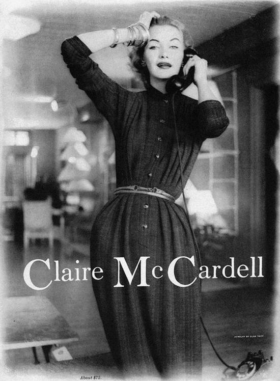 1950: Claire McCardell 围裹裙(Wrap Dress)