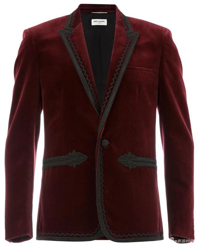 SAINT LAURENT 刺绣夹克