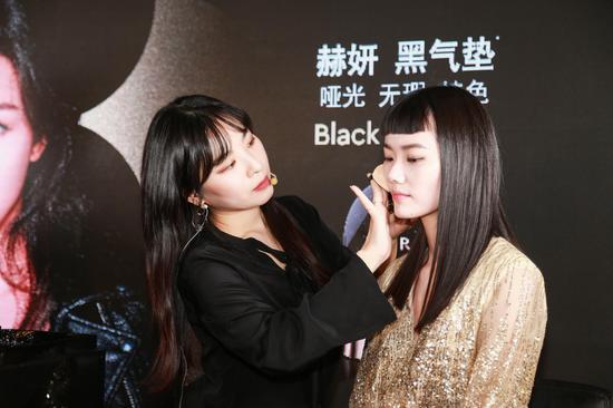 HERA彩妆师Doyo老师现状彩妆课堂(模特张桐)