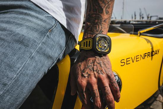 Sevenfriday P3B RacingTeam腕表黄色款