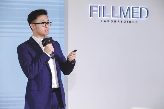 04。 FILLMED LABORATOIRES中国区负责人Michael Liu先生现场表达期待