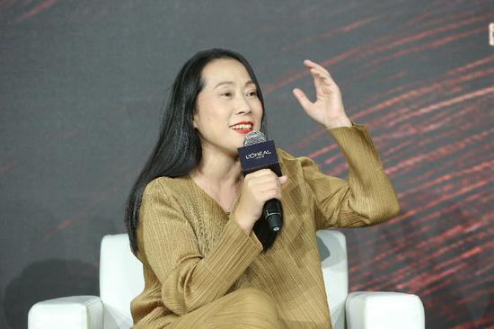 欧莱雅中国对外传播和公共事务副总裁兰珍珍女士