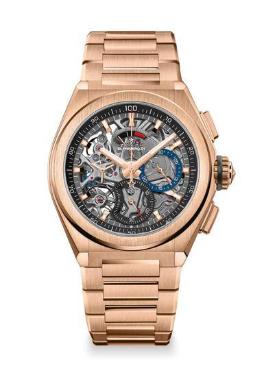 杨烁佩戴DEFY EL PRIMERO 21计时码表(型号:18.9000.9004/71.M9000)