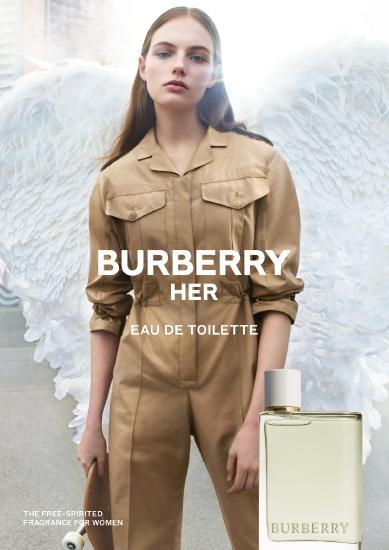 Burberry花与她果漾淡香水 广告大片