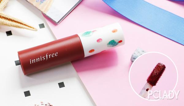 innisfree悦诗风吟月岭仙踪花吻丝绒墨印唇釉(拾色济州限量版)