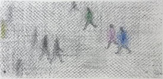06群体的寓言no83(4) 32cmX68cm 水墨纸本 2019年