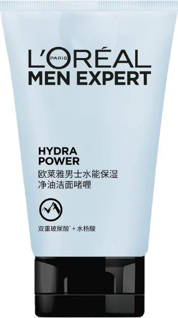 欧莱雅男士水能保湿氨基酸洁面啫喱