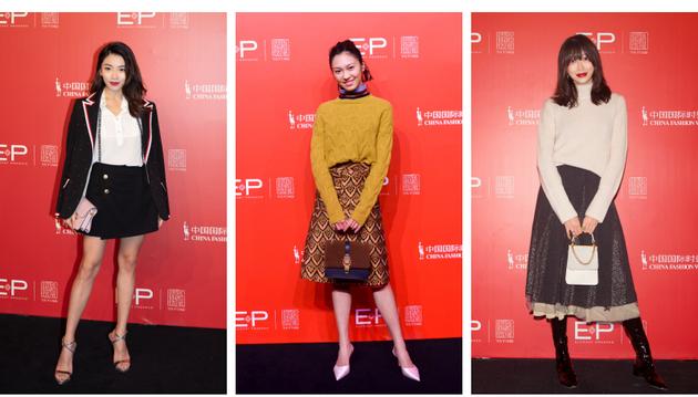 依次 I.T. Girl 程晓玥Yvonne Ching 知名时尚博主 Anny Fan 时尚创意人Yoyo
