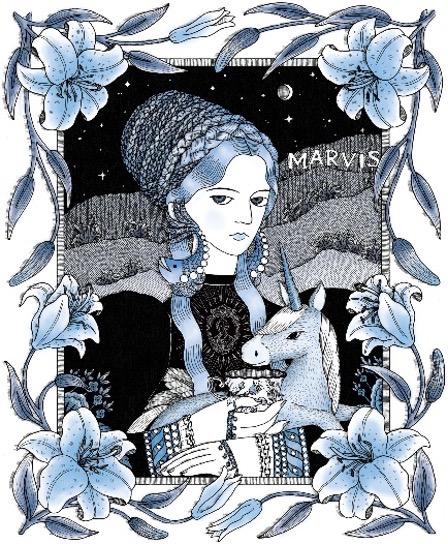 MARVIS X Jayde Fish合作插画系列:《好莱坞盔甲》