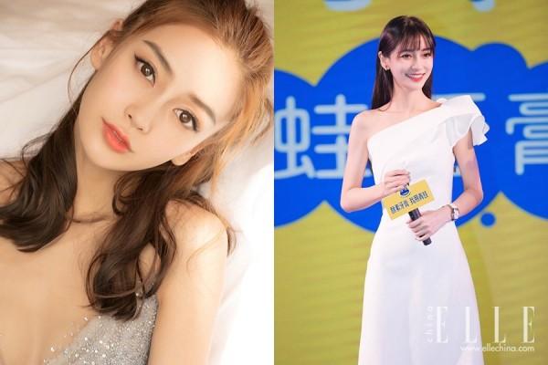 Angelababy发色对比