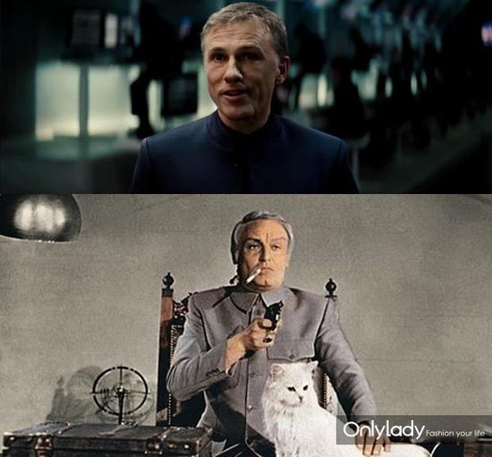 跟布罗菲尔德在《女皇密令》《007雷霆谷》的行头都是同款