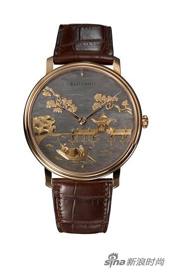 Blancpain宝珀高级私人定制表款-大马士革工艺