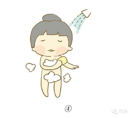 需先在洗浴处洗净身体