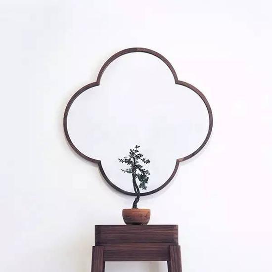 梅花镜,可以做梳妆镜,可以放在玄关