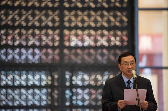 中国文化部部长雒树刚出席开幕式并致辞