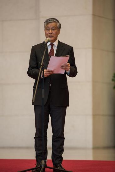 中国国家博物馆副馆长长陈履生出席开幕式