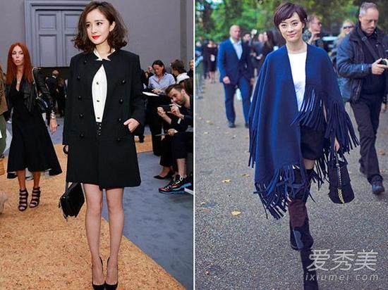 杨幂,孙俪征战时装周