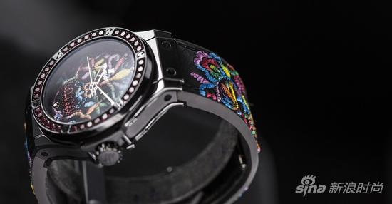HUBLOT宇舶表Big Bang刺绣糖果骷髅腕表